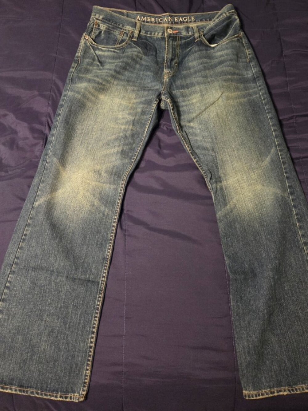 MENS AMERICAN EAGLE BOOTCUT JEANS 36X32